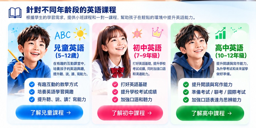 Blue Eyes English 兒童線上英語課程新版招生海報